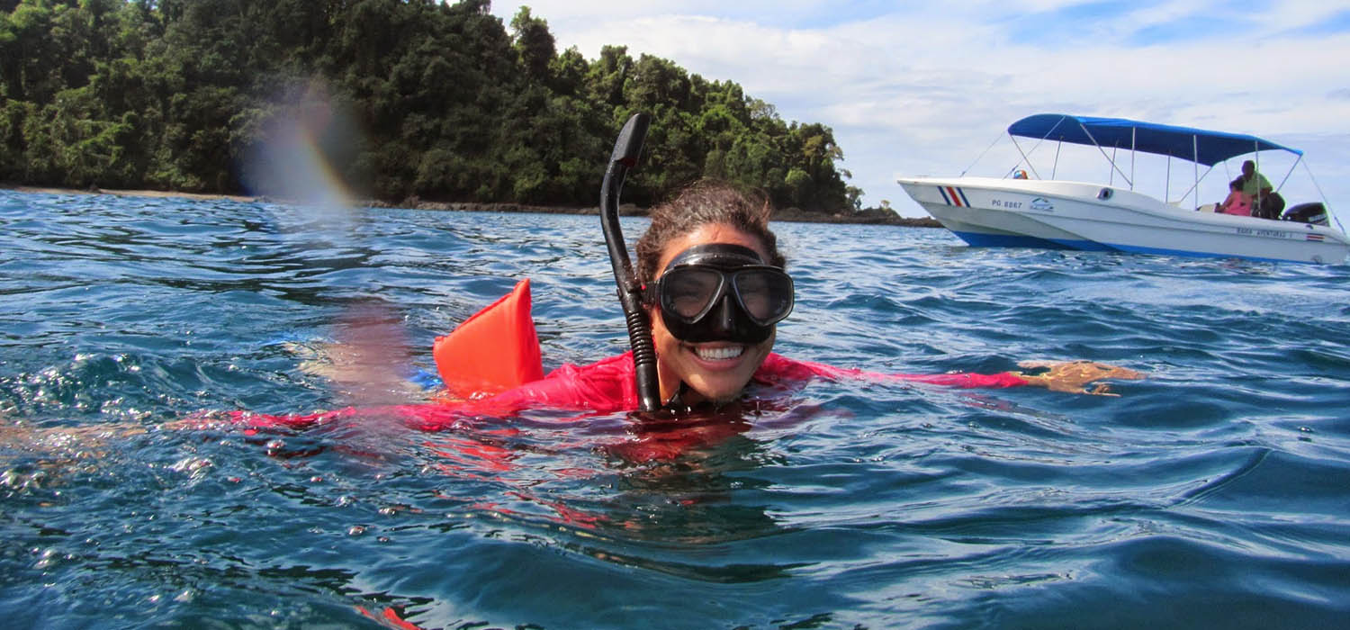 snorkeling in Costa Rica
